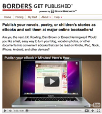 Borders Get Published service - BookBrewer Borders Get Published service - BookBrewer
